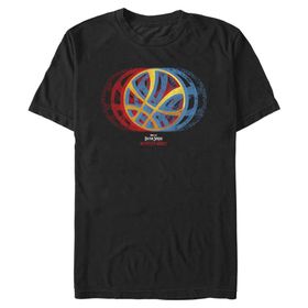 Marvel Big & Tall Doctor Strange in The Multiverse of Madness Gradyan Seal Siyah Erkek T-shirtn