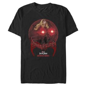 Marvel Big & Tall Doctor Strange in The Multiverse of Madness Her Hero Spell Black Erkek T-shirt