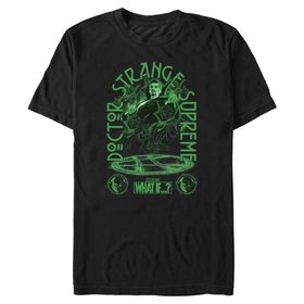 Marvel Big & Tall Doctor Strange Multi Black Erkek T-shirt