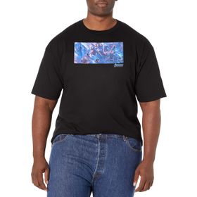 Marvel Big & Tall Endgame Poster Black Erkek T-shirt