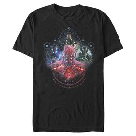 Marvel Big & Tall Eternals Celestials Dört Üst Kısa Kollu Siyah Erkek T-shirt