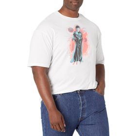 Marvel Big & Tall Eternals Druig Turuncu Üst Kısa Kollu Beyaz Erkek T-shirt