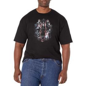 Marvel Big & Tall Eternals Goupshot Üst Kısa Kollu Siyah Erkek T-shirt