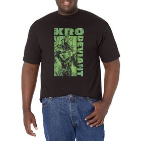 Marvel Big & Tall Eternals Green Kro Üst Kısa Kollu Siyah Erkek T-shirt