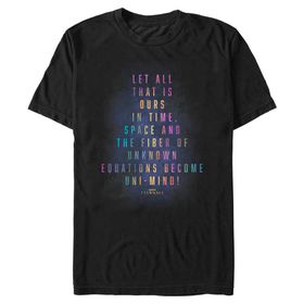 Marvel Big & Tall Eternals Our Oath Üst Kısa Kollu Siyah Erkek T-shirt
