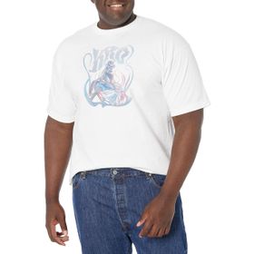 Marvel Big & Tall Eternals Pastel Kro Üst Kısa Kollu Beyaz Erkek T-shirt