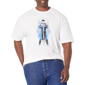 Marvel Big & Tall Eternals Phastos Mor Üst Kısa Kollu Beyaz Erkek T-shirt