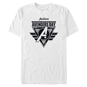 Marvel Big & Tall Games Avengers Day Üst Kısa Kollu Beyaz Erkek T-shirt