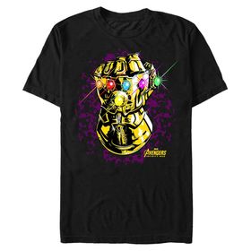 Marvel Big & Tall Gauntlet Siyah Erkek T-shirt