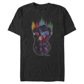 Marvel Big & Tall Gauntlet Siyah Erkek T-shirt