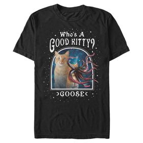Marvel Big & Tall Good Goose Üst Kısa Kollu Siyah Erkek T-shirt