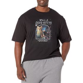 Marvel Big & Tall Good Goose Üst Kısa Kollu Siyah Erkek T-shirt