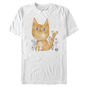 Marvel Big & Tall Goose the Cat Üst Kısa Kollu Beyaz Erkek T-shirt