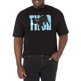 Marvel Big & Tall Guardians Üst Kısa Kollu Siyah Erkek T-shirt