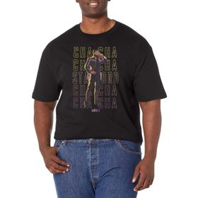 Marvel Big & Tall Guardians Üst Kısa Kollu Siyah Erkek T-shirt