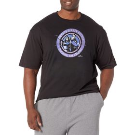 Marvel Big & Tall Hawkeye Kate Damga Üst Kısa Kollu Siyah Erkek T-shirt