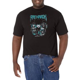 Marvel Big & Tall Hela Helix Group Black Erkek T-shirt