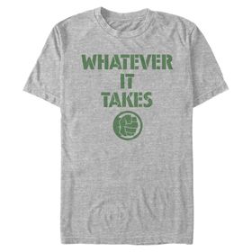 Marvel Big & Tall Hulk Spirit Üst Kısa Kollu Athletic Heather Erkek T-shirt