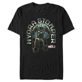 Marvel Big & Tall Hydraw Stomper Black Erkek T-shirt
