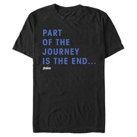 Marvel Big & Tall Journey Ending Black Erkek T-shirt