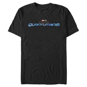 Marvel Big & Tall Karınca Adam ve Yaban Arısı Quantumania Logolu Black Erkek T-shirt