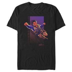 Marvel Big & Tall Killmonger Hero Shot Black Erkek T-shirt