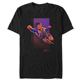 Marvel Big & Tall Killmonger Hero Shot Black Erkek T-shirt