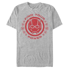 Marvel Big & Tall Klasik Ant Power Üst Kısa Kollu Athletic Heather Erkek T-shirt