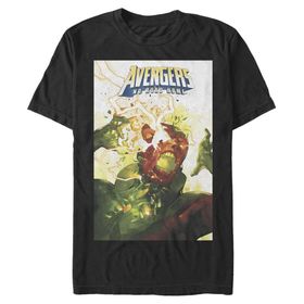 Marvel Big & Tall Klasik Avengers No Road Home Wk2 Black Erkek T-shirt