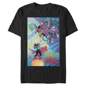 Marvel Big & Tall Klasik Ay Kız Şeytan Dino Jan Black Erkek T-shirt