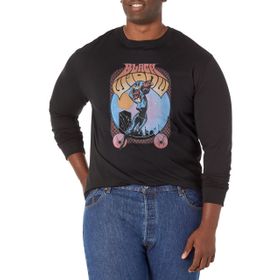 Marvel Big & Tall Klasik Black Widow Gig Üst Kısa Kollu Siyah Erkek T-shirt
