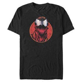 Marvel Big & Tall Klasik Carnage Face Üst Kısa Kollu Beyaz Erkek T-shirt
