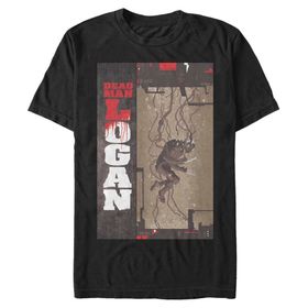 Marvel Big & Tall Klasik Dead Man Logan Black Erkek T-shirt