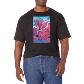 Marvel Big & Tall Klasik Devil Dinosaua Dream Dec18 Black Erkek T-shirt