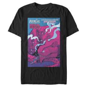 Marvel Big & Tall Klasik Devil Dinosaua Dream Dec18 Black Erkek T-shirt