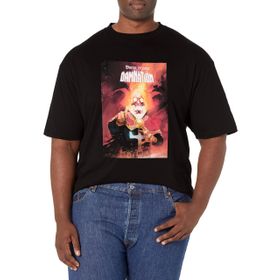 Marvel Big & Tall Klasik Docstrange March18 Black Erkek T-shirt