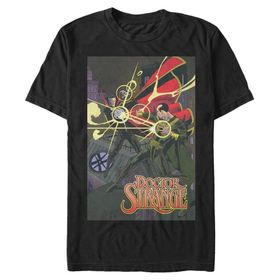 Marvel Big & Tall Klasik Doctor Strange Fght Nov18 Black Erkek T-shirt