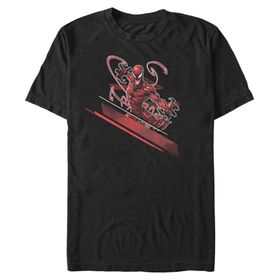 Marvel Big & Tall Klasik Dynamic Carnage Black Erkek T-shirt