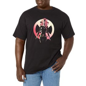 Marvel Big & Tall Klasik Enemy Mind Black Erkek T-shirt