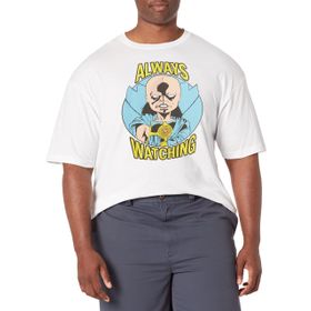 Marvel Big & Tall Klasik Eternal Watcher Üst Kısa Kollu Beyaz Erkek T-shirt
