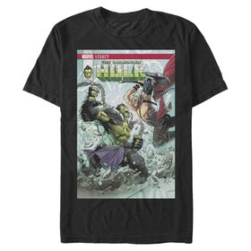 Marvel Big & Tall Klasik Hulkthor Jan18 Üst Kısa Kollu Siyah Erkek T-shirt