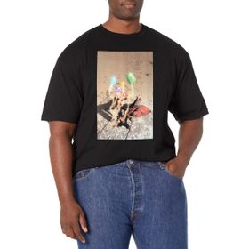 Marvel Big & Tall Klasik Infinitywars Jan19 Üst Kısa Kollu Siyah Erkek T-shirt