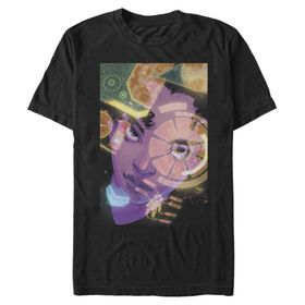 Marvel Big & Tall Klasik Ironh Jan19 Üst Kısa Kollu Siyah Erkek T-shirt