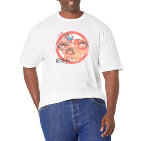 Marvel Big & Tall Klasik Lockjaw Üst Kısa Kollu Beyaz Erkek T-shirt