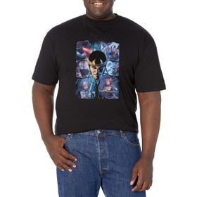 Marvel Big & Tall Klasik Loki Jan19 Üst Kısa Kollu Siyah Erkek T-shirt