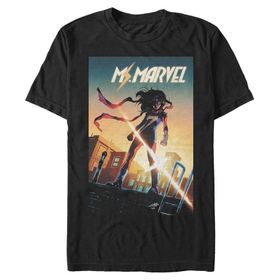 Marvel Big & Tall Klasik Ms Nov18 Üst Kısa Kollu Siyah Erkek T-shirt