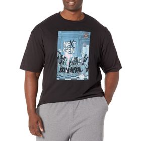 Marvel Big & Tall Klasik Next Gen Black Erkek T-shirt