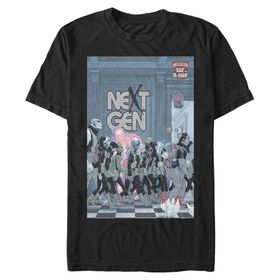 Marvel Big & Tall Klasik Next Gen Black Erkek T-shirt