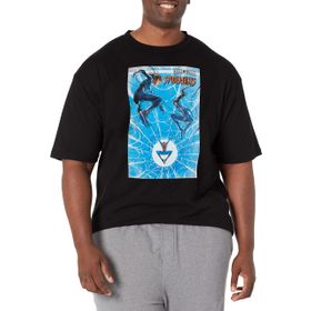 Marvel Big & Tall Klasik Örümcek Kız Dec12 Black Erkek T-shirt