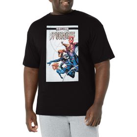 Marvel Big & Tall Klasik Örümcek Kız Oct18 Black Erkek T-shirt